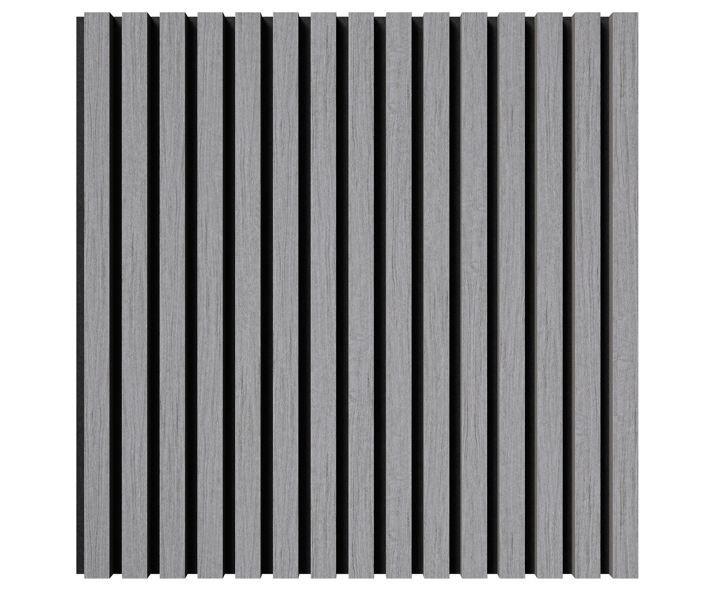 МДФ стеновая панель акустическая Cosca Decor Монако Дуб Ардженто Светло-серый черный войлок 600×600×21